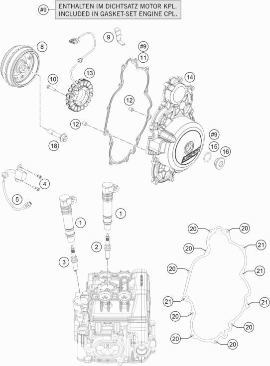 Náhled schématu IGNITION SYSTEM