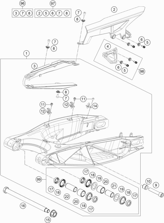 Náhled schématu SWING ARM