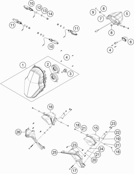 Náhled schématu LIGHTING SYSTEM