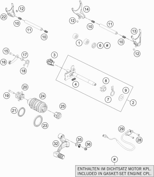 Náhled schématu SHIFTING MECHANISM