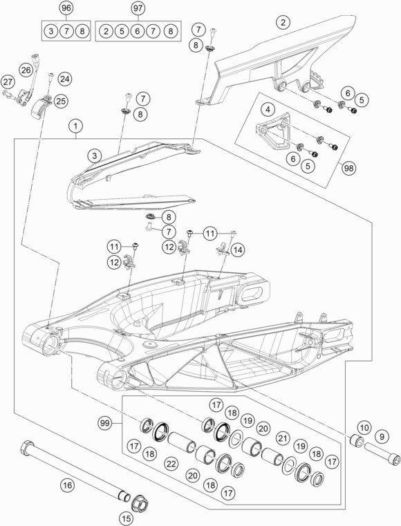 Náhled schématu SWING ARM