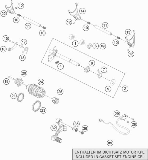 Náhled schématu SHIFTING MECHANISM
