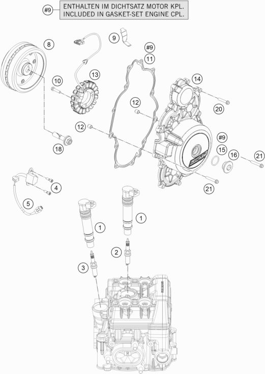 Náhled schématu IGNITION SYSTEM