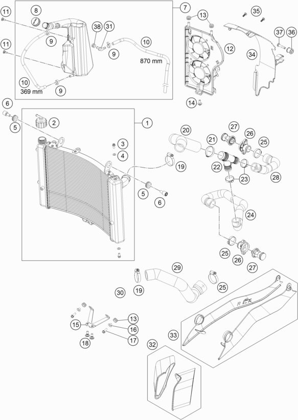Náhled schématu COOLING SYSTEM