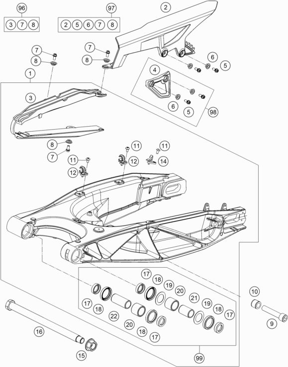 Náhled schématu SWING ARM