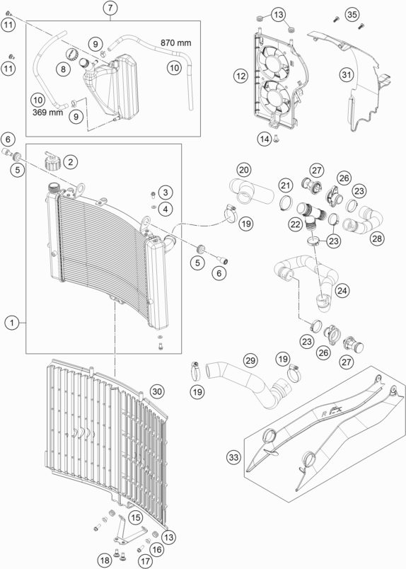 Náhled schématu COOLING SYSTEM