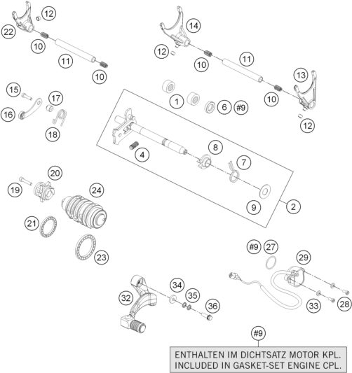 Náhled schématu SHIFTING MECHANISM