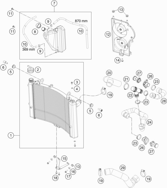 Náhled schématu COOLING SYSTEM