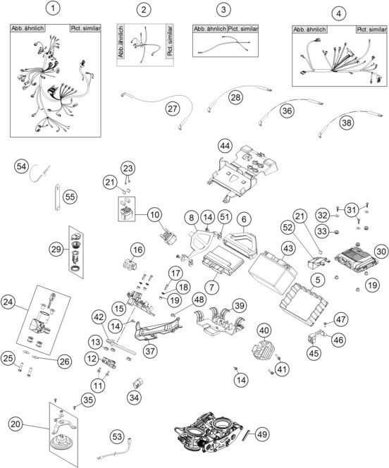 Náhled schématu WIRING HARNESS