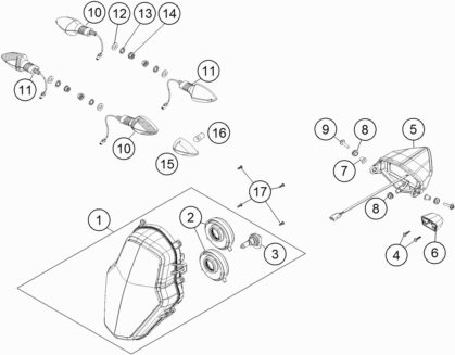 Náhled schématu LIGHTING SYSTEM