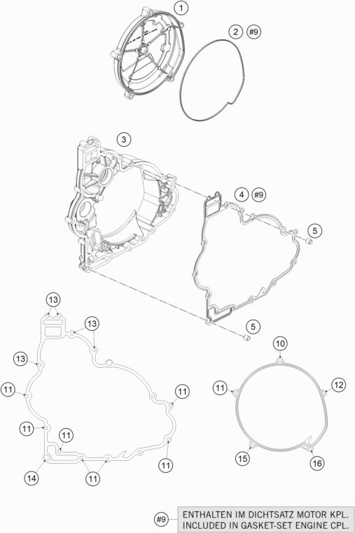 Náhled schématu CLUTCH COVER
