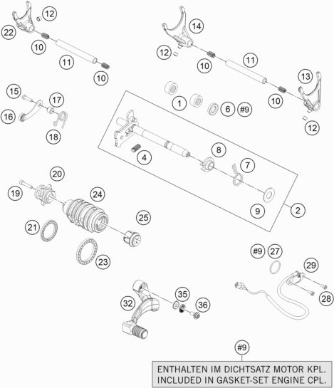 Náhled schématu SHIFTING MECHANISM