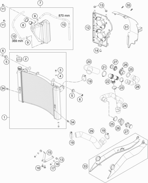 Náhled schématu COOLING SYSTEM