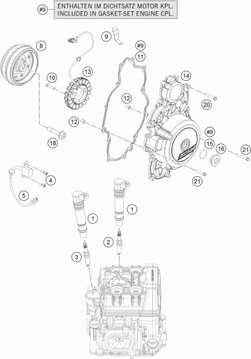 Náhled schématu IGNITION SYSTEM