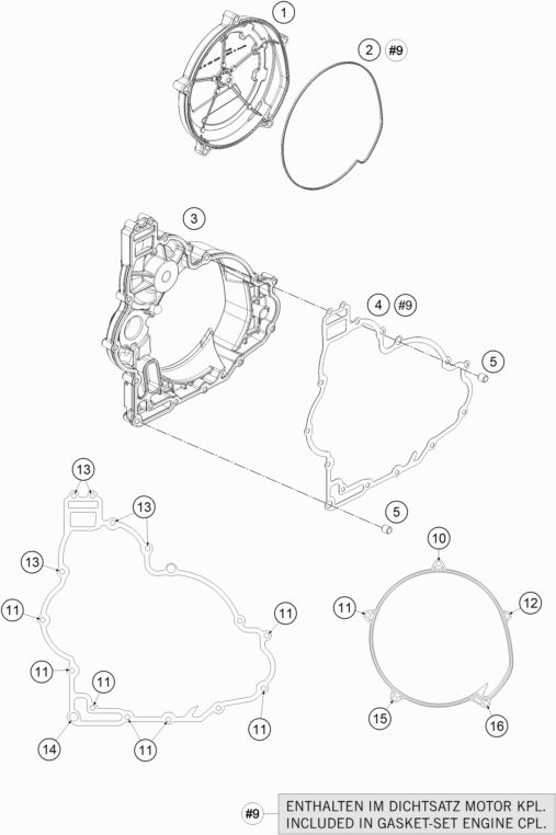 Náhled schématu CLUTCH COVER
