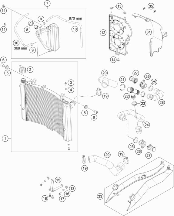 Náhled schématu COOLING SYSTEM