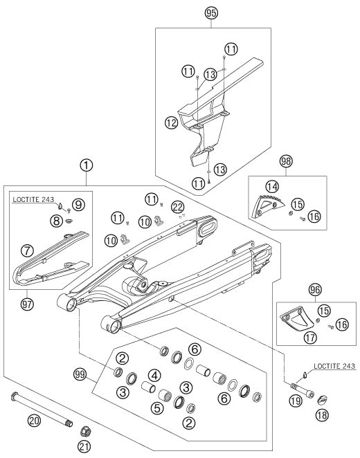 Náhled schématu SWING ARM