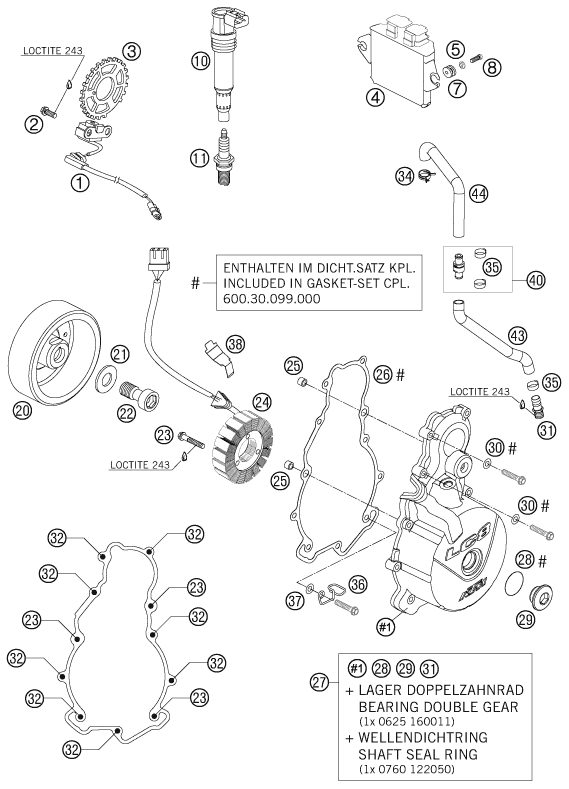 Náhled schématu IGNITION SYSTEM