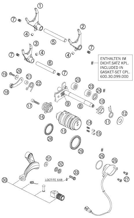 Náhled schématu SHIFTING MECHANISM