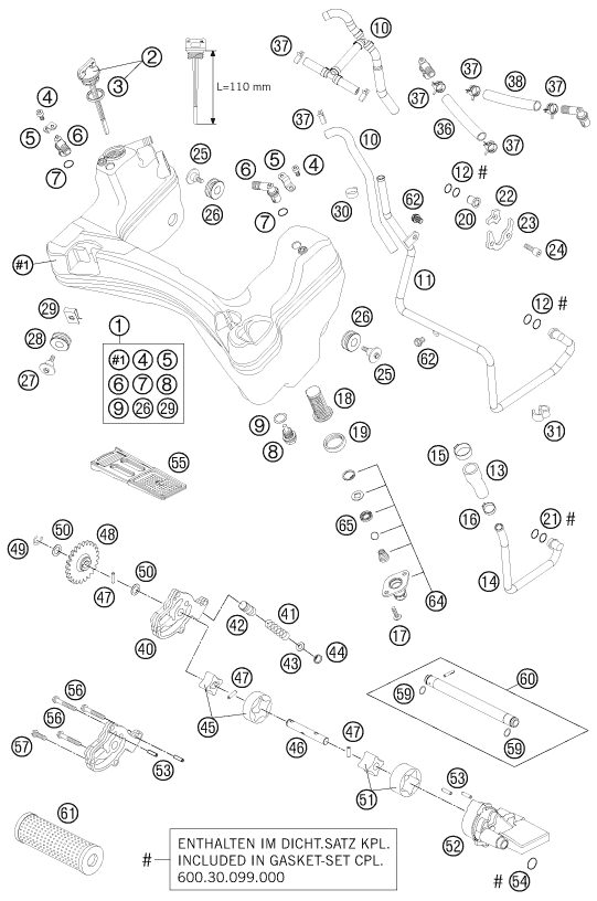 Náhled schématu LUBRICATING SYSTEM