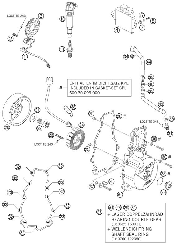 Náhled schématu IGNITION SYSTEM