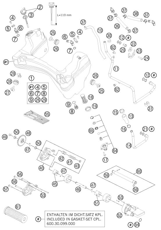 Náhled schématu LUBRICATING SYSTEM