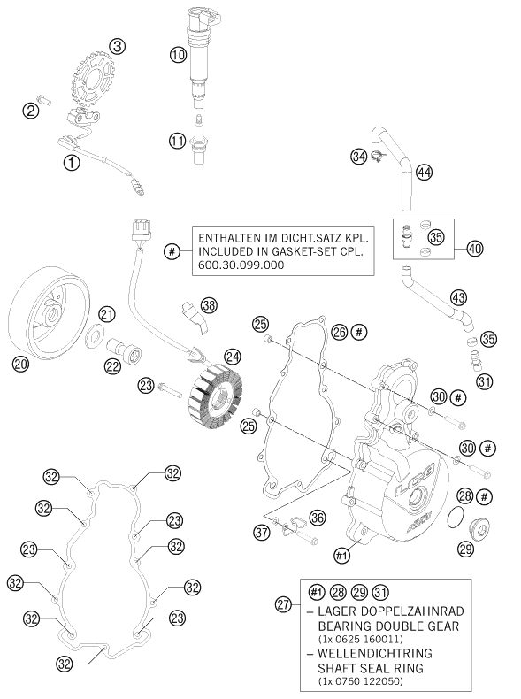 Náhled schématu IGNITION SYSTEM