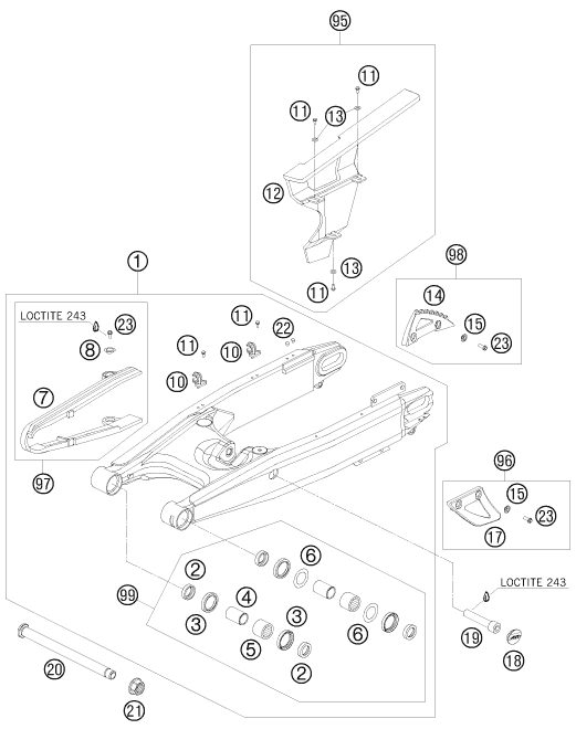 Náhled schématu SWING ARM