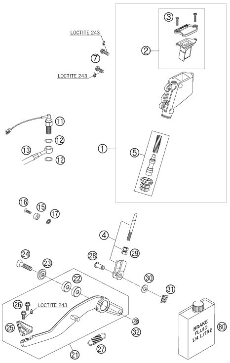 Náhled schématu REAR BRAKE CONTROL