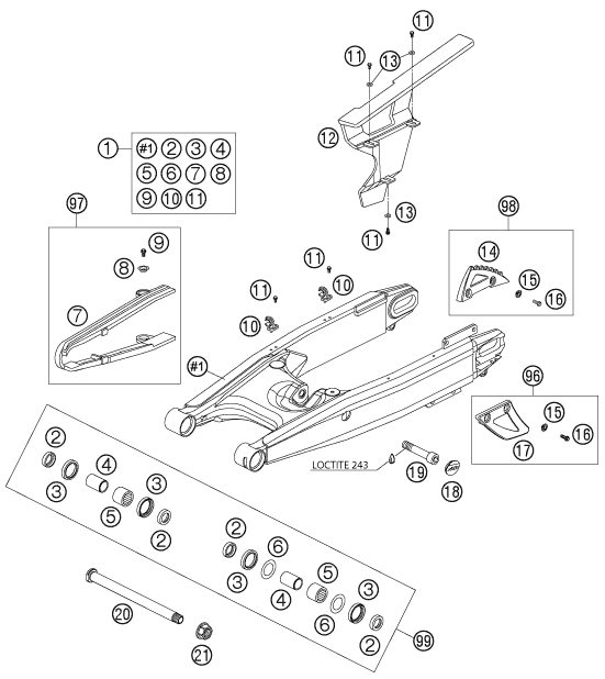 Náhled schématu SWING ARM