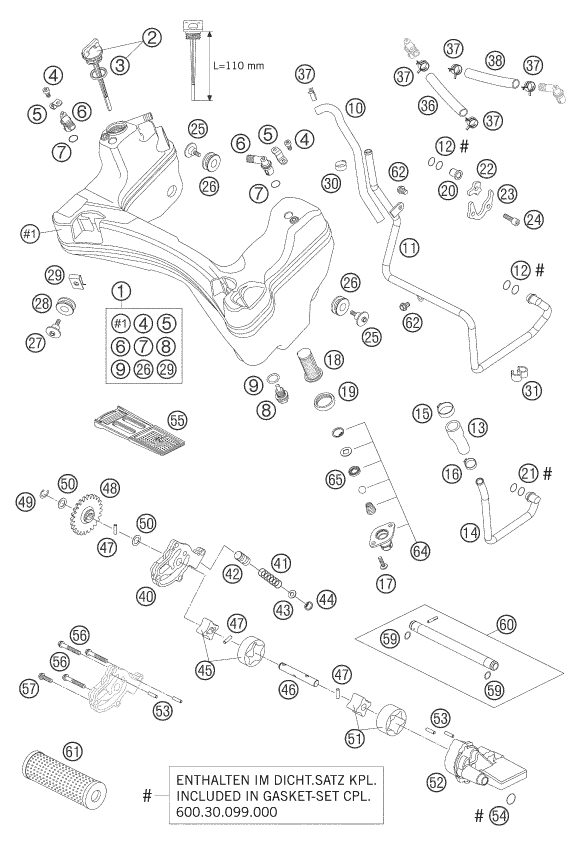 Náhled schématu LUBRICATING SYSTEM