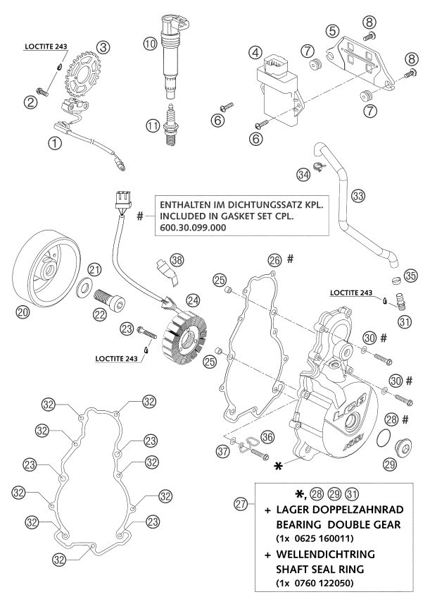 Náhled schématu IGNITION SYSTEM