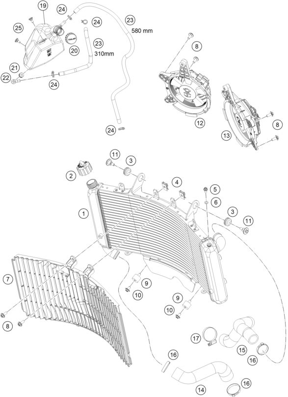 Náhled schématu COOLING SYSTEM