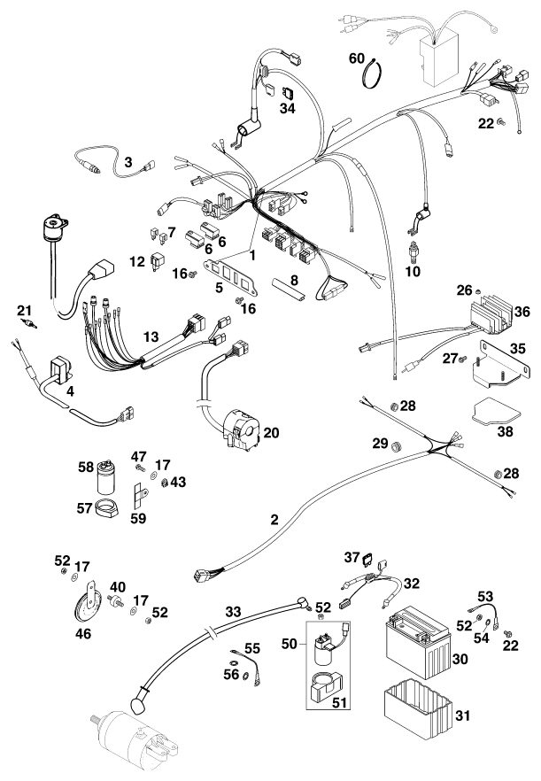Náhled schématu WIRING HARNESS