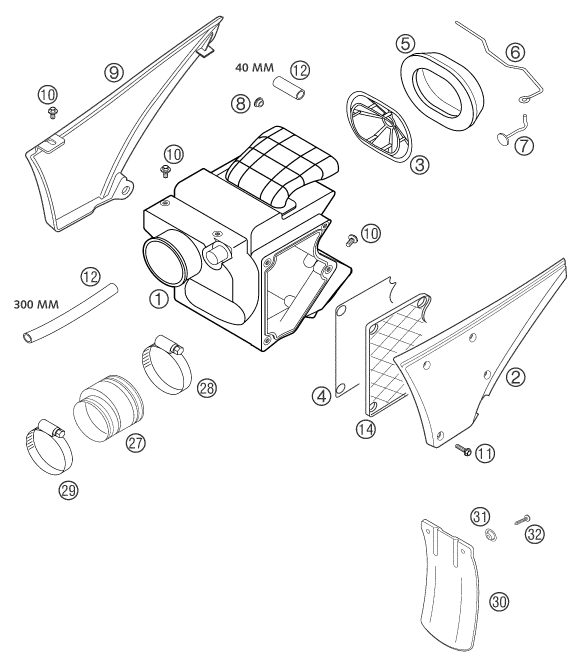 Náhled schématu AIR FILTER