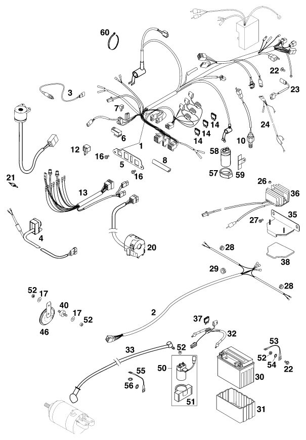 Náhled schématu WIRING HARNESS