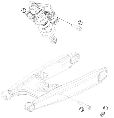 Náhled schématu SHOCK ABSORBER