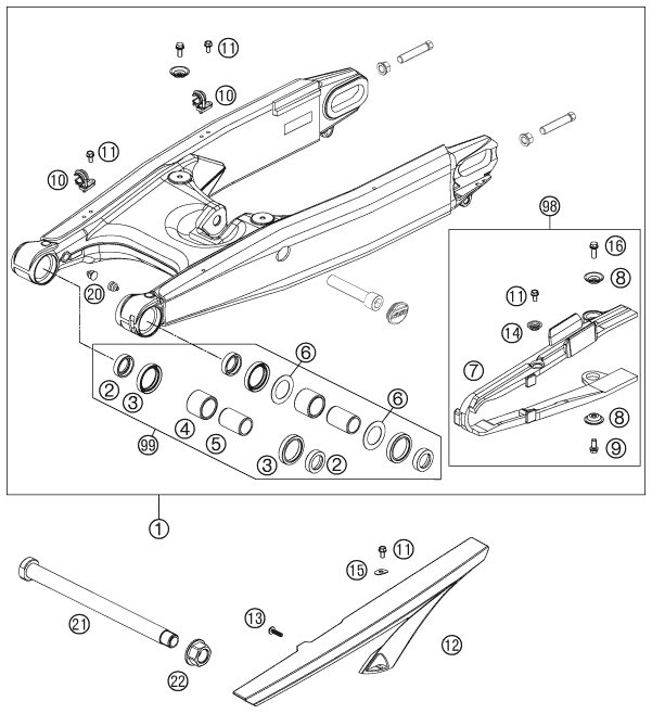 Náhled schématu SWING ARM