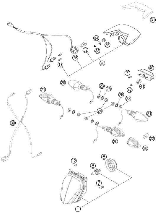 Náhled schématu LIGHTING SYSTEM