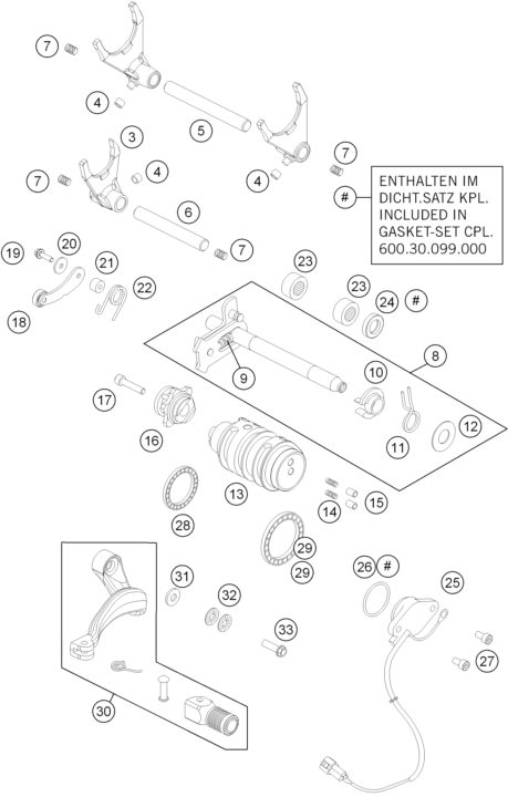 Náhled schématu SHIFTING MECHANISM