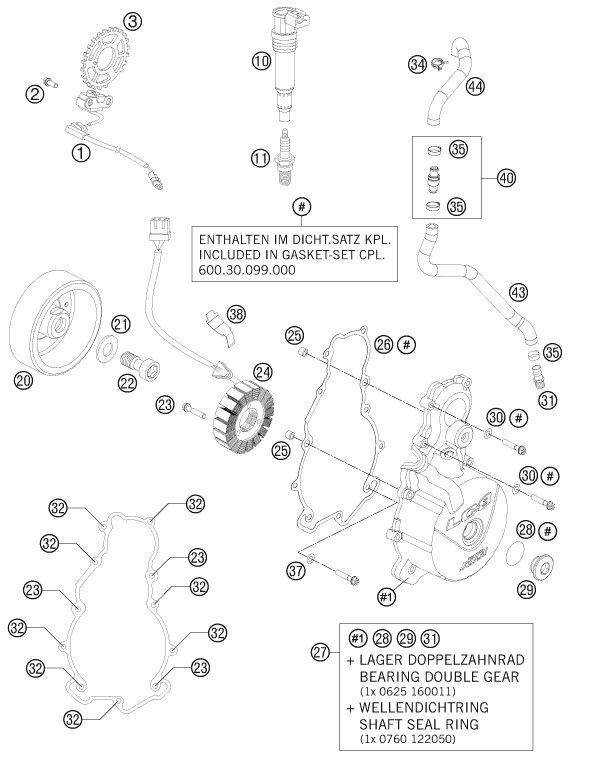 Náhled schématu IGNITION SYSTEM