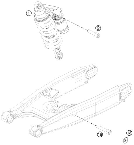 Náhled schématu SHOCK ABSORBER