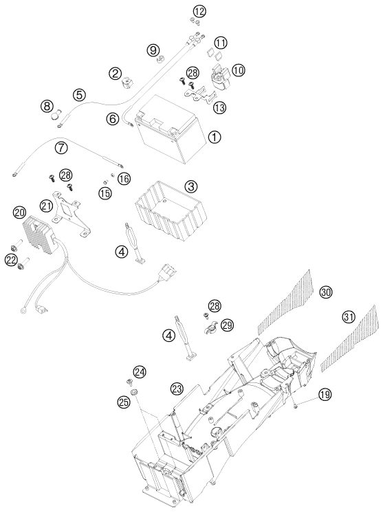 Náhled schématu BATTERY