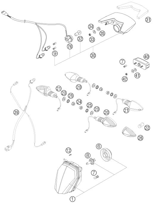 Náhled schématu LIGHTING SYSTEM