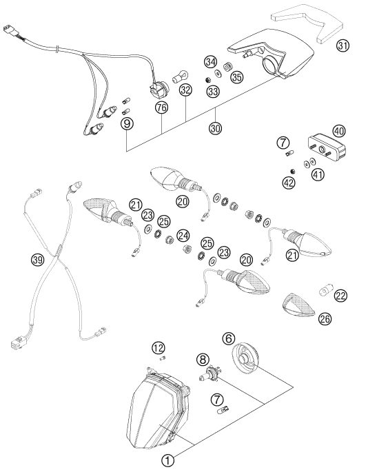 Náhled schématu LIGHTING SYSTEM