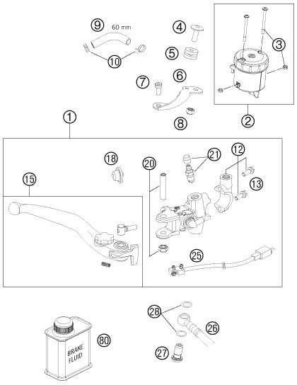 Náhled schématu FRONT BRAKE CONTROL