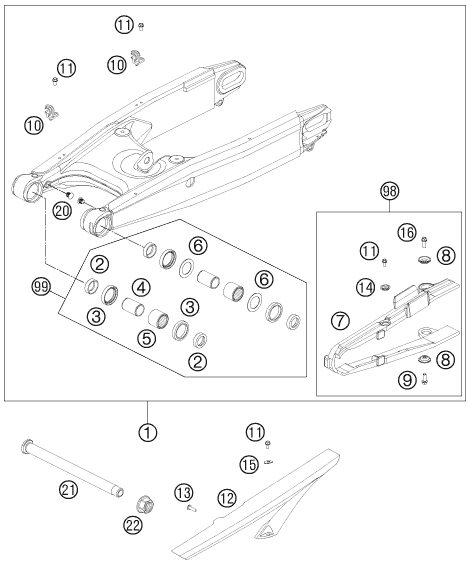 Náhled schématu SWING ARM