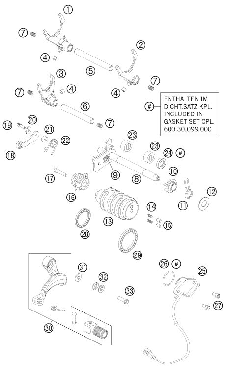 Náhled schématu SHIFTING MECHANISM