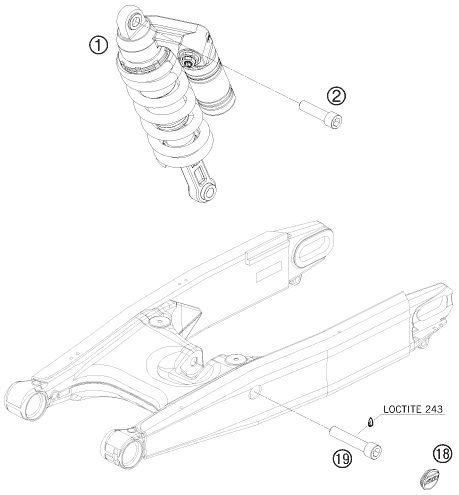 Náhled schématu SHOCK ABSORBER