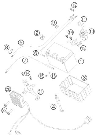 Náhled schématu BATTERY